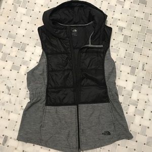 The North Face hooded vest
